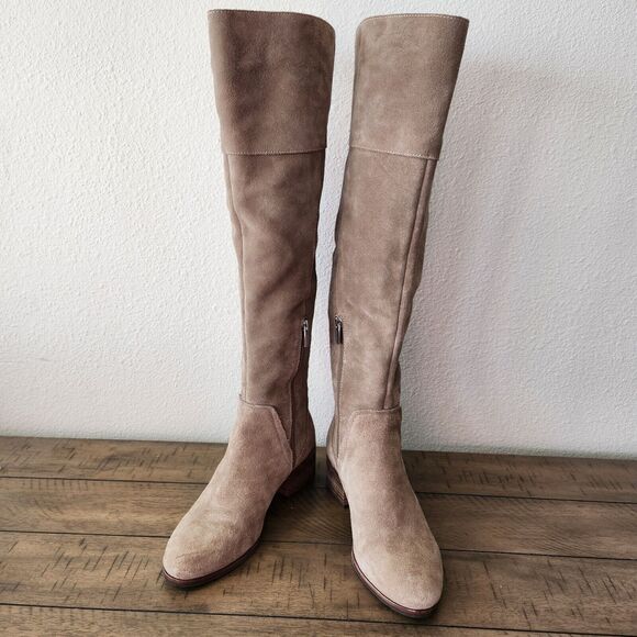 Vince Camuto Tan Over the Knee Boots - Picture 3 of 14